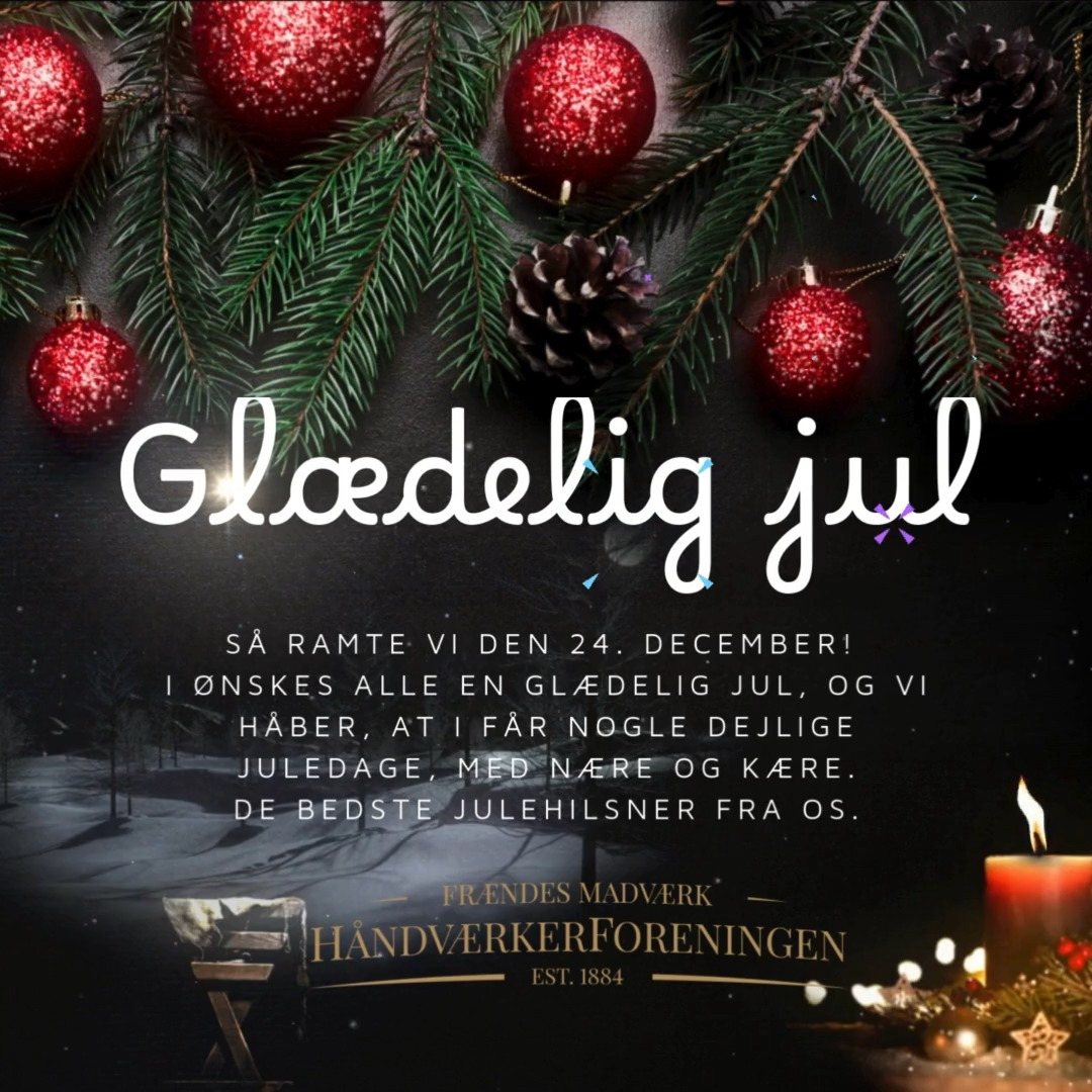 Frændes Madværk ønsker alle en glædelig jul med god mad og hygge