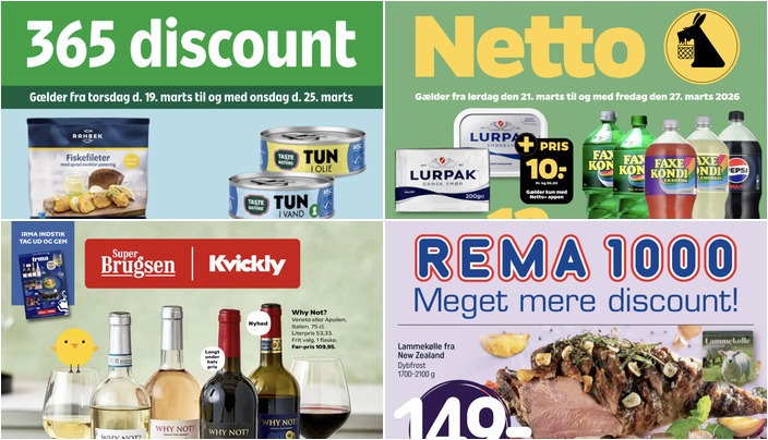 Lurpak smør til kun 10 kr. og Rahbek fiskefileter til 12 kr. - se de lokale tilbud