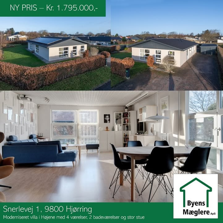 Ny pris på villa i Hjørring: Spar 100.000 kr. på drømmeboligen