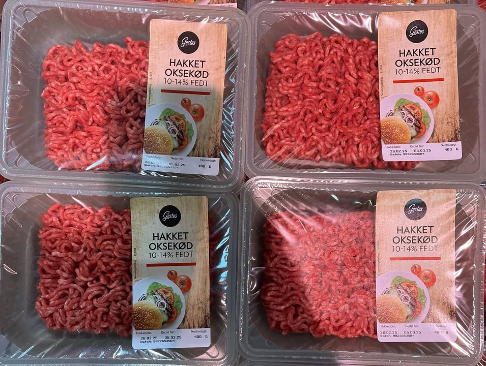 Spar Fårup tilbyder 400g oksefars til 35 kr - først til mølle-princip