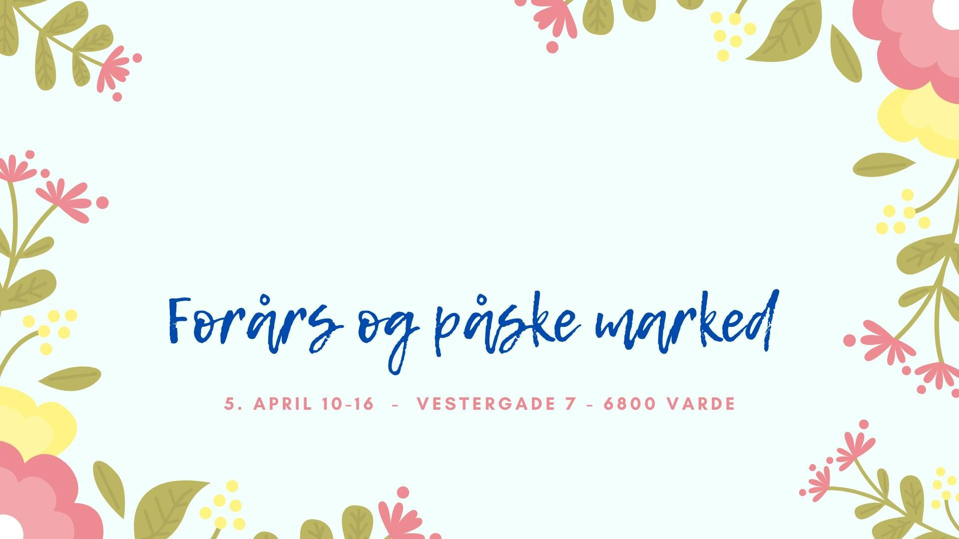 Forårs- og påskemarked i Varde: En dag med kreativitet og kvalitet