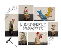 Garderoben præsenterer unikke vinpropper fra Helga Breum keramik