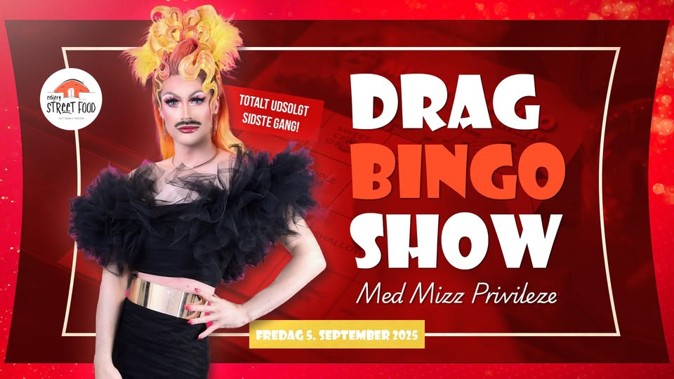 Drag Bingo med Mizz Privileze hos Esbjerg Street Food