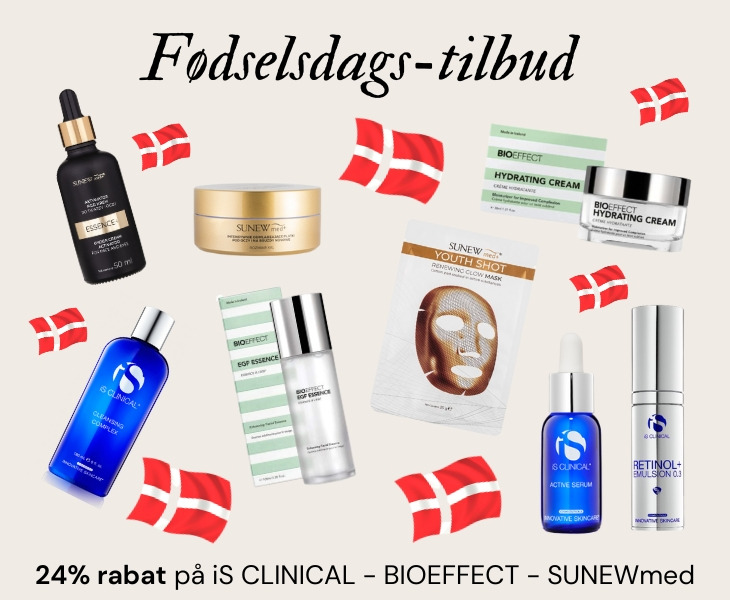 Top Clinic v/Else Møller Larsen fejrer fødselsdag med 24% rabat på udvalgte produkter