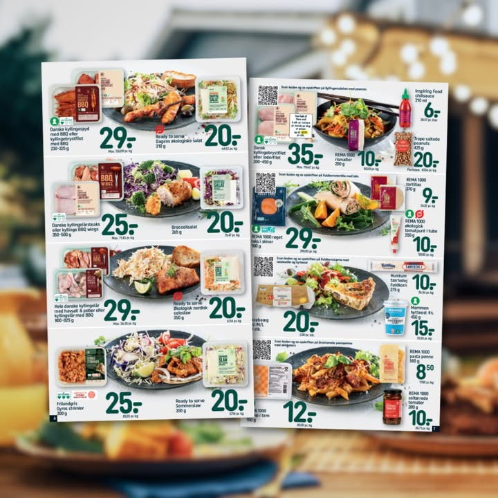 Rema1000 Gærumvej tilbyder inspiration til sommermåltider i ugens avis