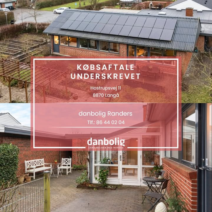 Danbolig Randers har solgt bolig på Hostrupsvej 11 i Langå