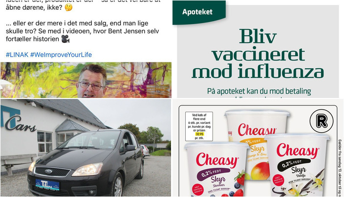 Nyt fra REMA 1000 NORDRE STRANDVEJ, Yrsa Dunvad, Vejlby Apotek og 1 anden