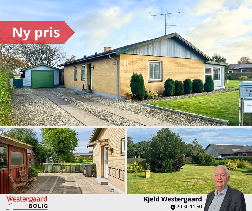 Westergaard Bolig sænker prisen på hyggelig villa i Kraghede