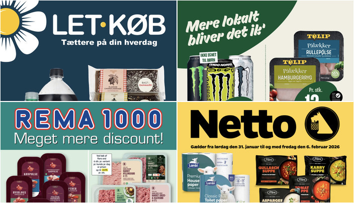 Gode tilbud: Kohberg brød til 10 kr. og Monster energidrik til 10 kr.