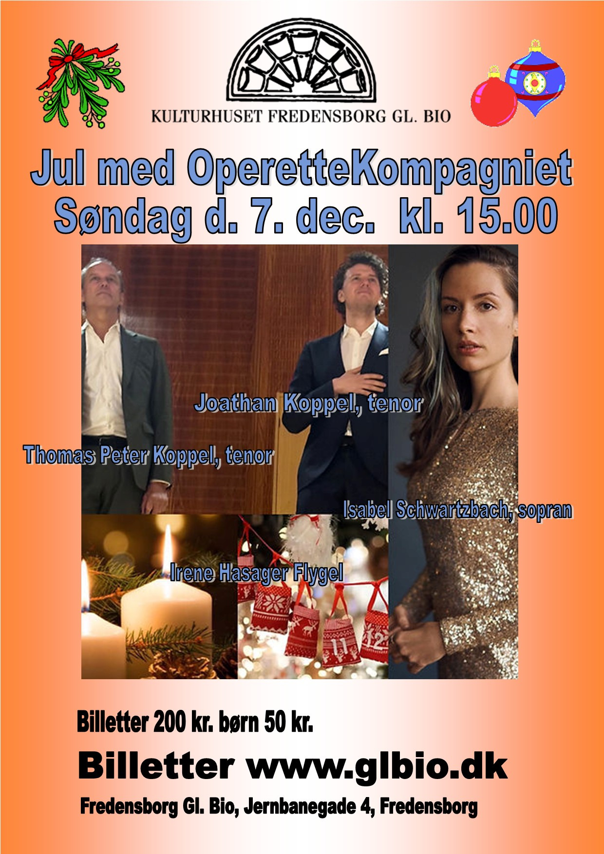 Julen synges ind med musikalske oplevelser i Fredensborg