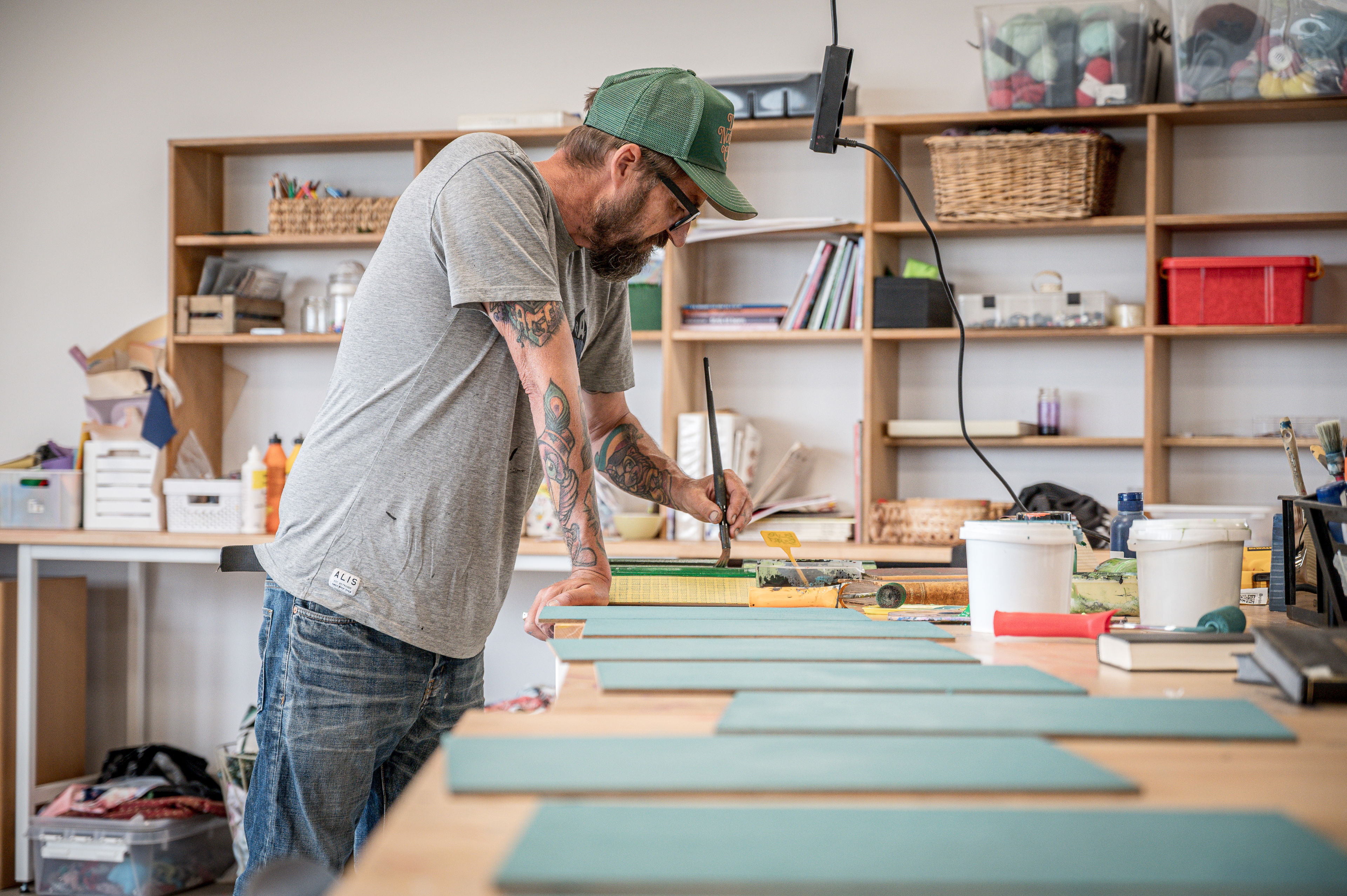 Kunstnerisk upcycling og gratis workshops med Thomas Max Møller Lægaard på RessourceCenter Vejle