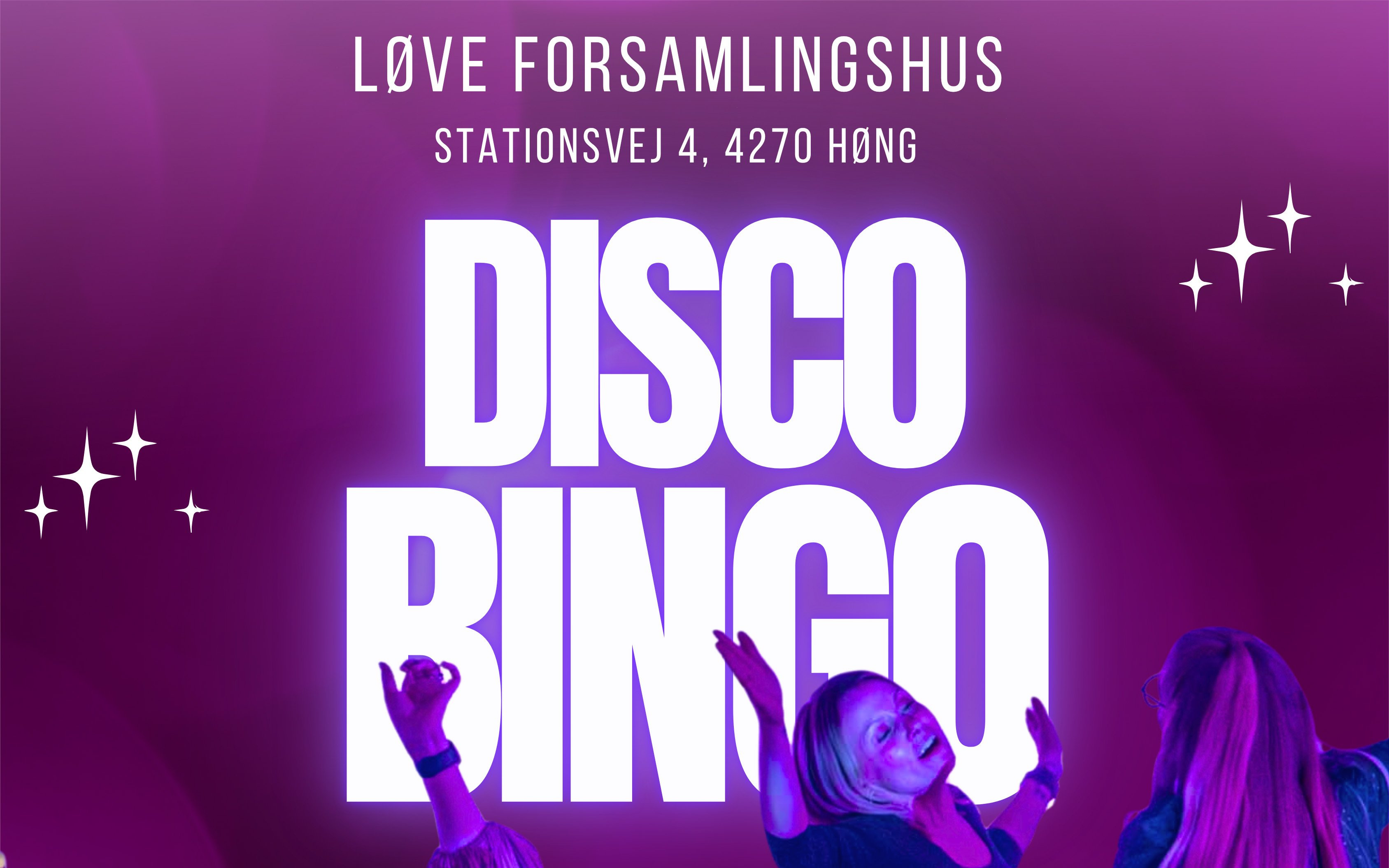 Oplev disco bingo i Løve Forsamlingshus