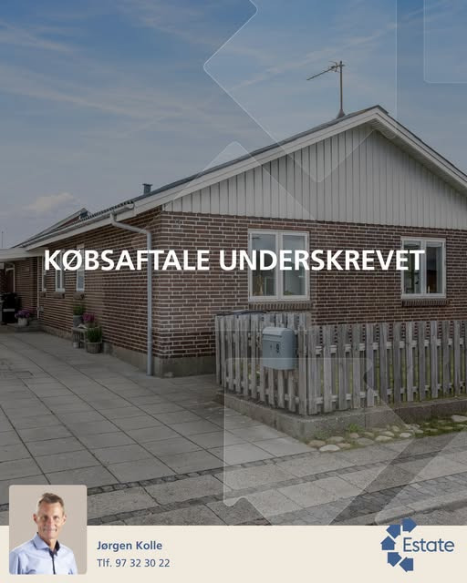 Estate Vestjylland har fået underskrevet købsaftalen for Baunevej 9