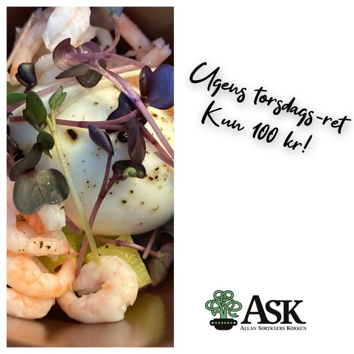 Ask har smørrebrød som ugens torsdagsret 11/6