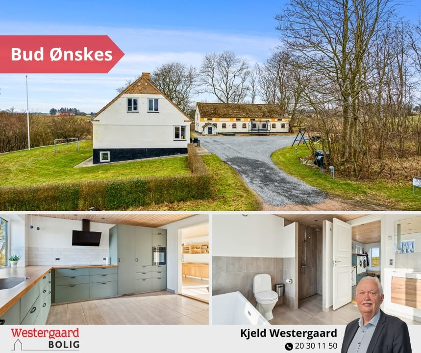 Westergaard Bolig præsenterer totalrenoveret ejendom klar til indflytning nord for Jerslev