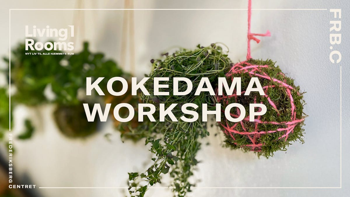 Skab din egen kokedama på Frederiksberg