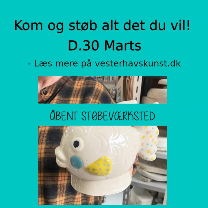 Vesterhavskunst annoncerer ny dato for åbent støbeværksted