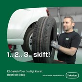 Stenum Auto v/ Mads Tilsig: Skift til vinterdæk hurtigt og nemt hos os