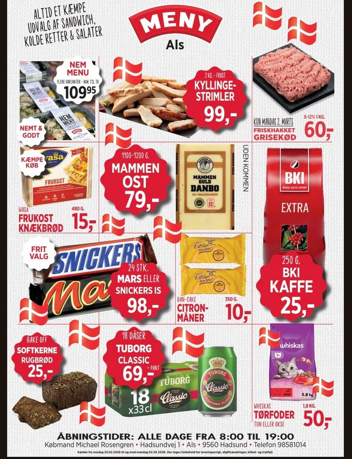 Meny Als fejrer 30 års jubilæum med ekstra gode tilbud denne uge