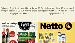 Få Canaja Gold vin til kun 49 kr. og dansk kyllingebrystfilet til 25 kr. hos dine lokale dagligvarebutikker