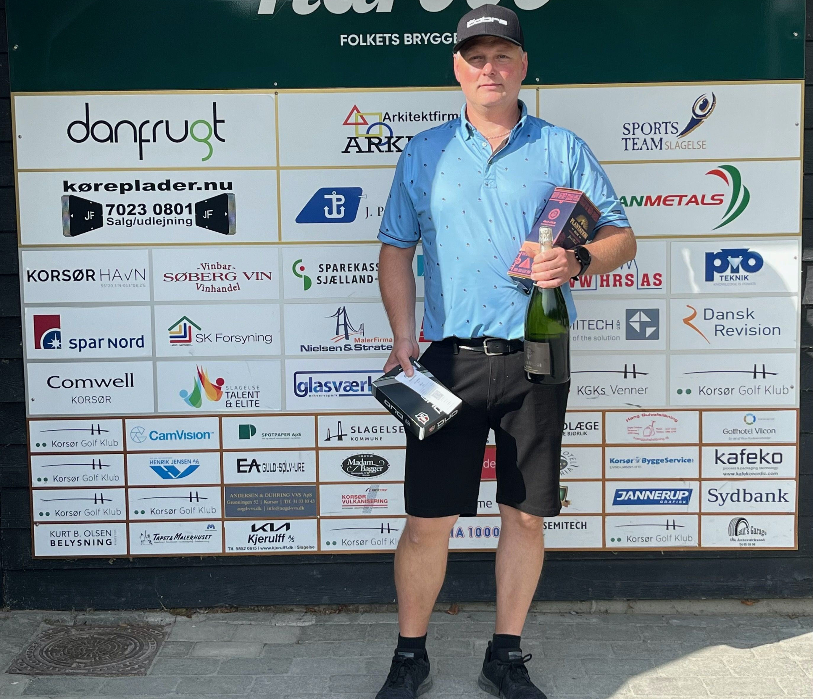 Dennis Bennedsen præsterer sit første hole-in-one i Korsør Golf Klub