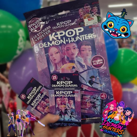KiDS Coolshop introducerer K-pop Demon Hunters klistermærker til samlerhæfter