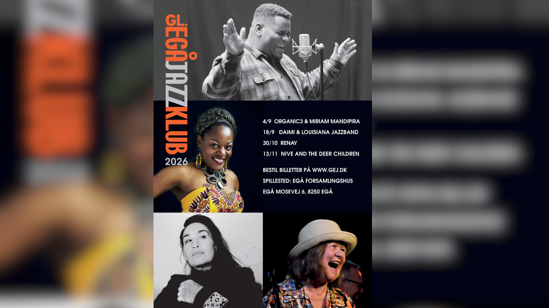 4 stærke koncerter i Gl. Egå Jazzklub i efteråret