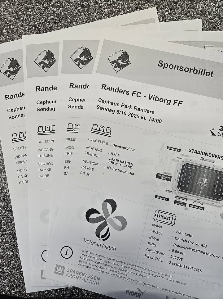 Hos Mormor giver billetter væk til Randers-Viborg kampen i morgen