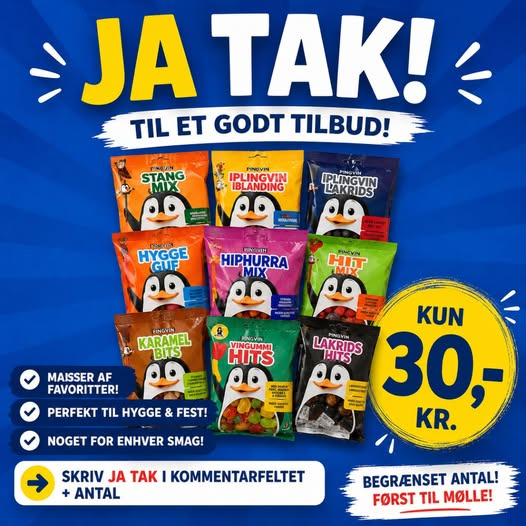 Spar Skejby tilbyder Pingvin slikposer til vanvittig pris på Facebook