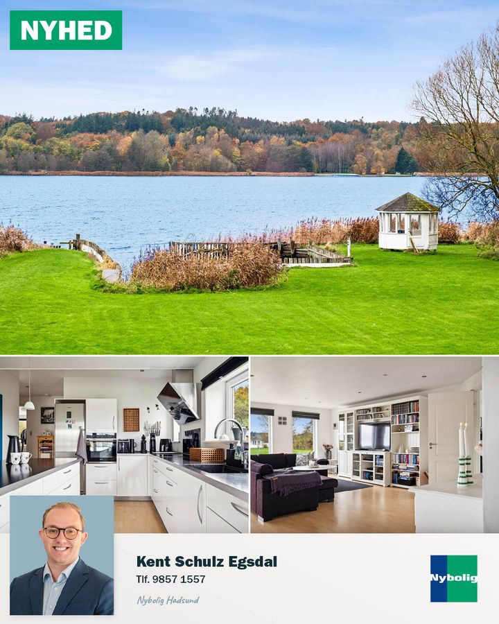Nybolig Hadsund præsenterer charmerende villa med udsigt til Mariager Fjord