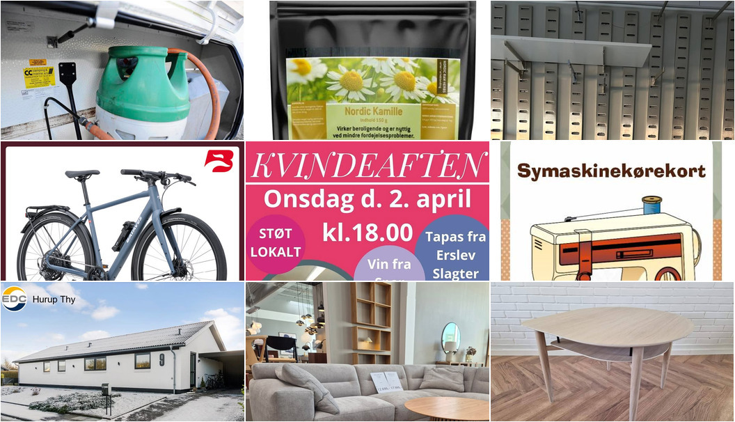 Nyt fra EDC Hurup Thy, BOLIGHUSET THISTED, Møllegårdens Camping og 8 andre