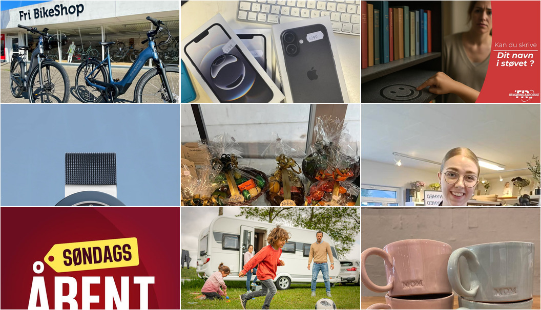 Nyt fra WIIBEN, SKOUSEN Thisted, CHOKOLET BON BONNIEREN og 14 andre