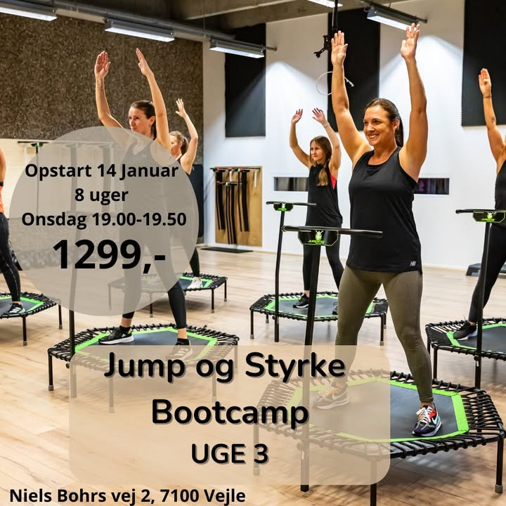 LeneS inviterer til sjov og effektiv Jump og Styrke Bootcamp uge 3 i Vejle
