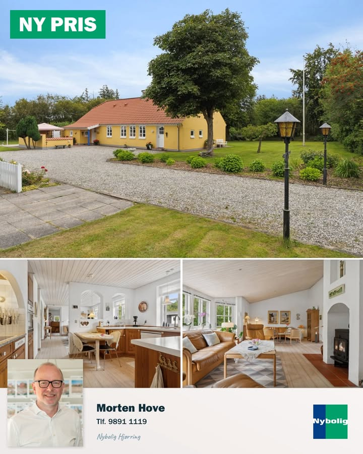 Nybolig Hjørring v/Morten Hove: Prisjusteret villa i idylliske omgivelser nær Bindslev tilgængelig som helårs- eller fritidsbolig