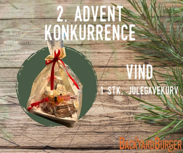 BackyardBurger lancerer konkurrence om gavekurv fra Frellsen til 2. advent