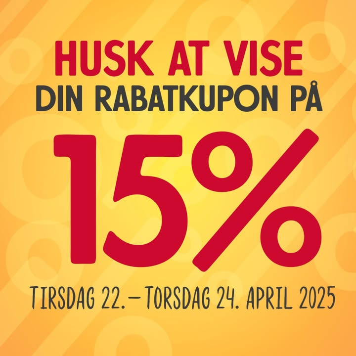 Meny Als opfordrer til at indløse rabatkupon efter påske