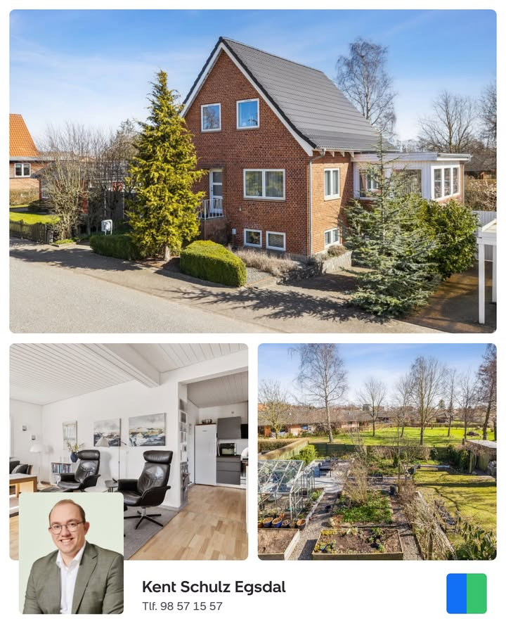 Nybolig Hadsund præsenterer velholdt villa med kælder centralt i Hadsund