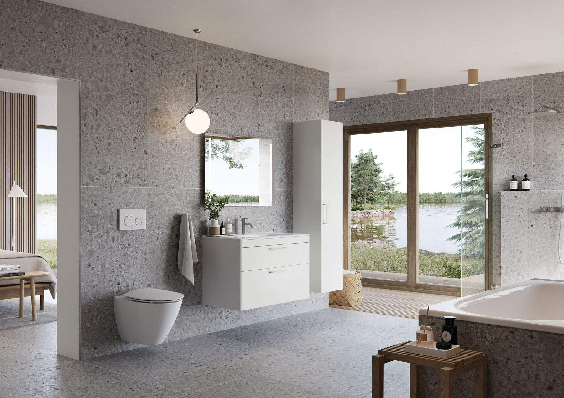 Opgrader din komfort – væghængte toiletter i moderne badeværelser