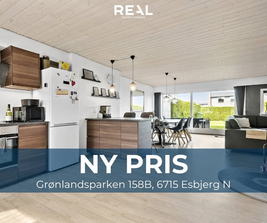 Ny pris på Grønlandsparken 158B hos RealMæglerne Esbjerg