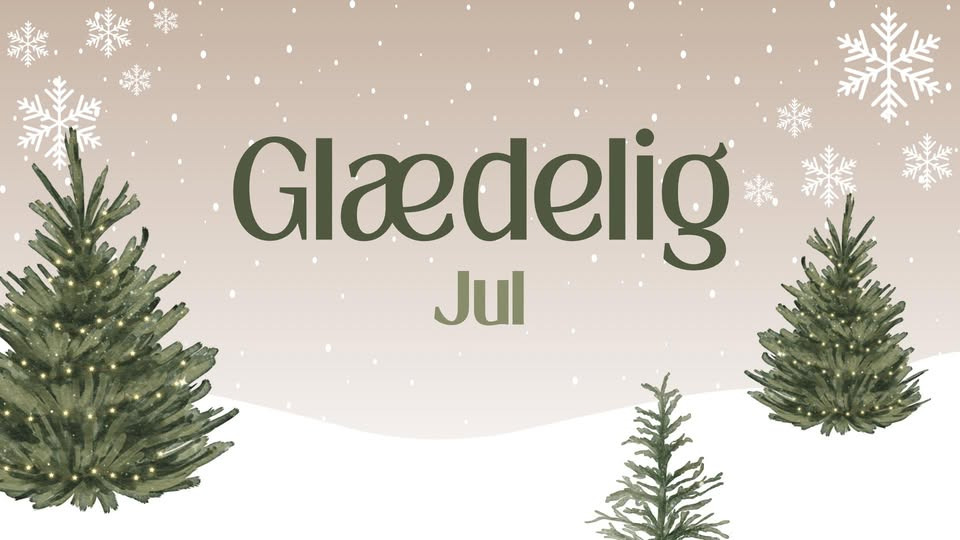 Oscar Biludlejning Hobro ønsker glædelig jul og informerer om åbningstider i ferien