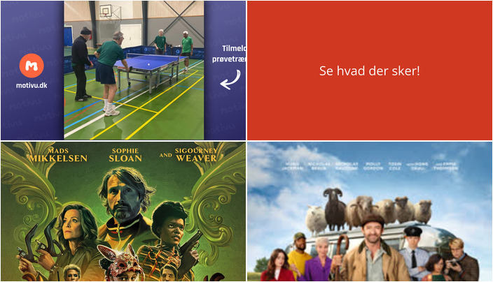 Oplev Faaborg i weekenden: Bordtennis, spænding i biografen og en eventyrlig familiefilm