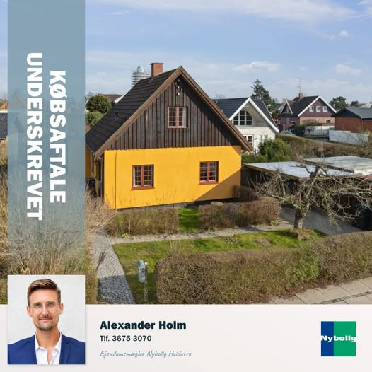 Nybolig Hvidovre - Alexander Holm ApS byder velkommen til nye ejere på Stampen 15