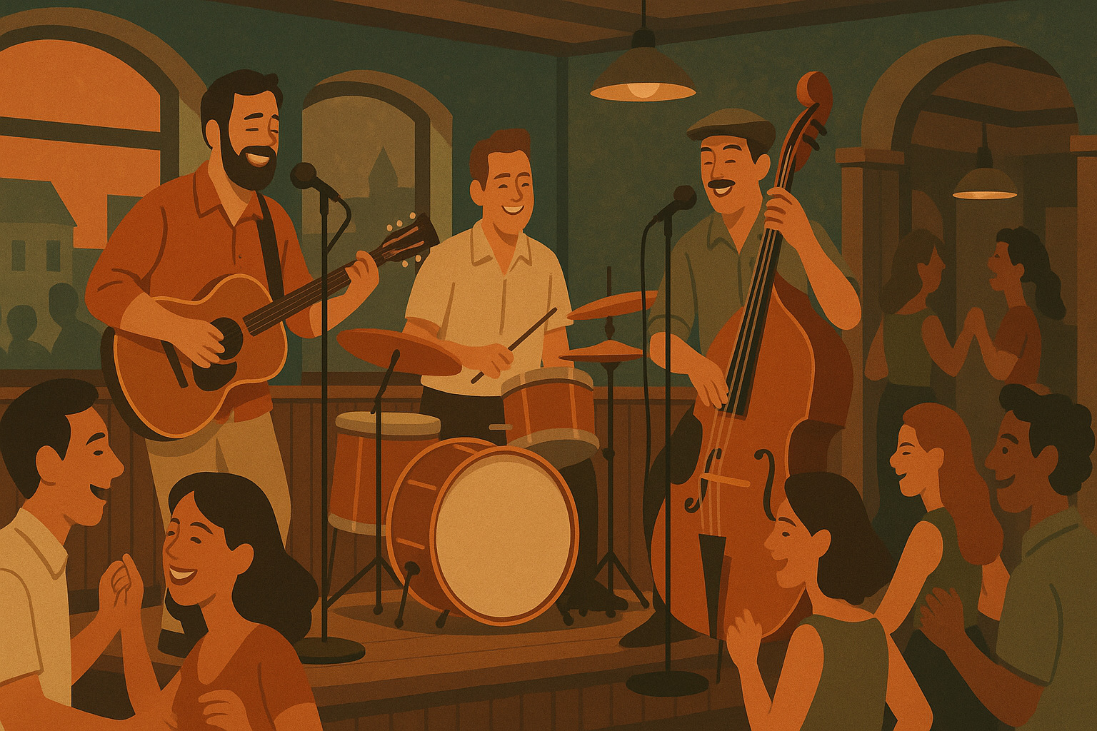 Livemusik: NATURAL HIGH spreder feststemning på Barry's Pub