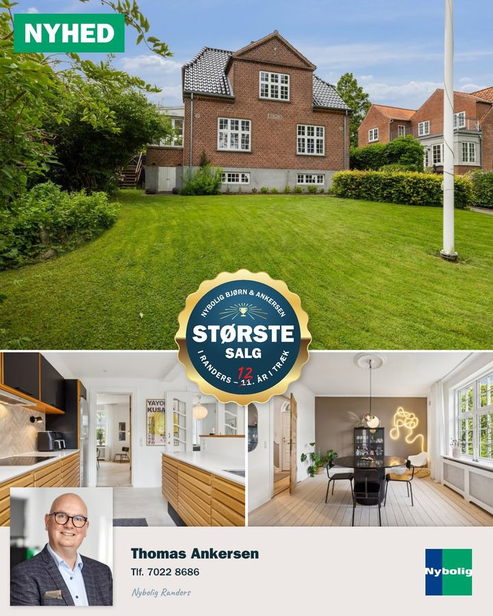 Nybolig Bjørn & Ankersen: Moderne murermestervilla med udsigt over Hornbæk Enge klar til nye ejere