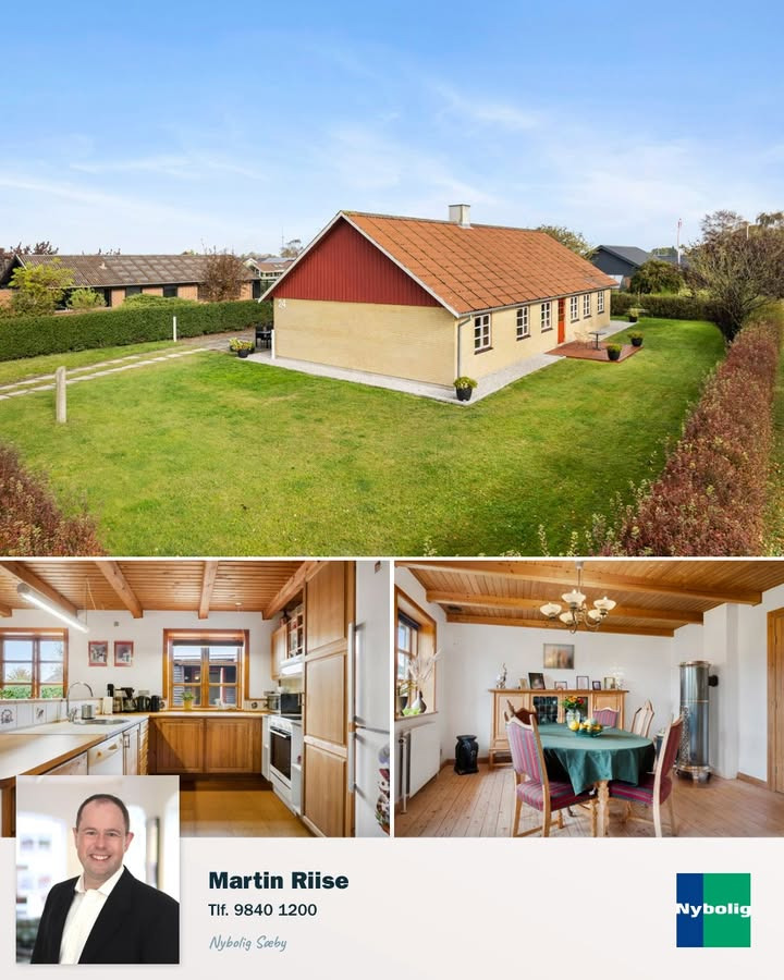 Nybolig Sæby A/S fremhæver indbydende etplansvilla på lukket vej i Sæby