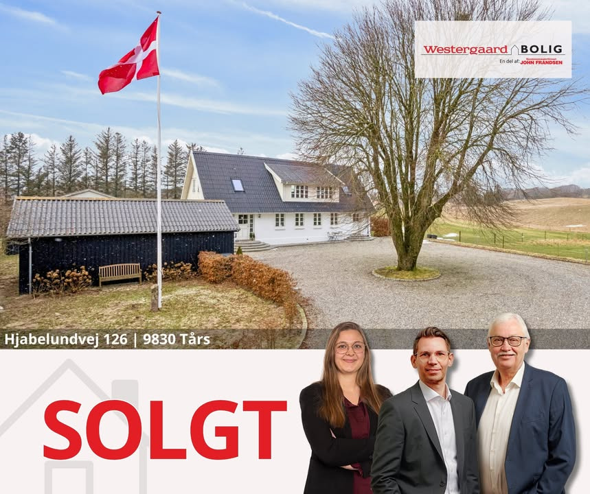 Westergaard Bolig sælger ejendom på Hjabelundvej på rekordtid