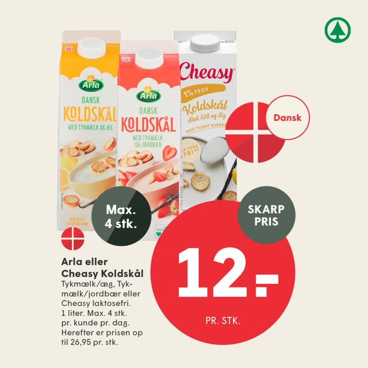 Spar Nørrebro Hjørring fejrer sommeren med koldskålssæsonen