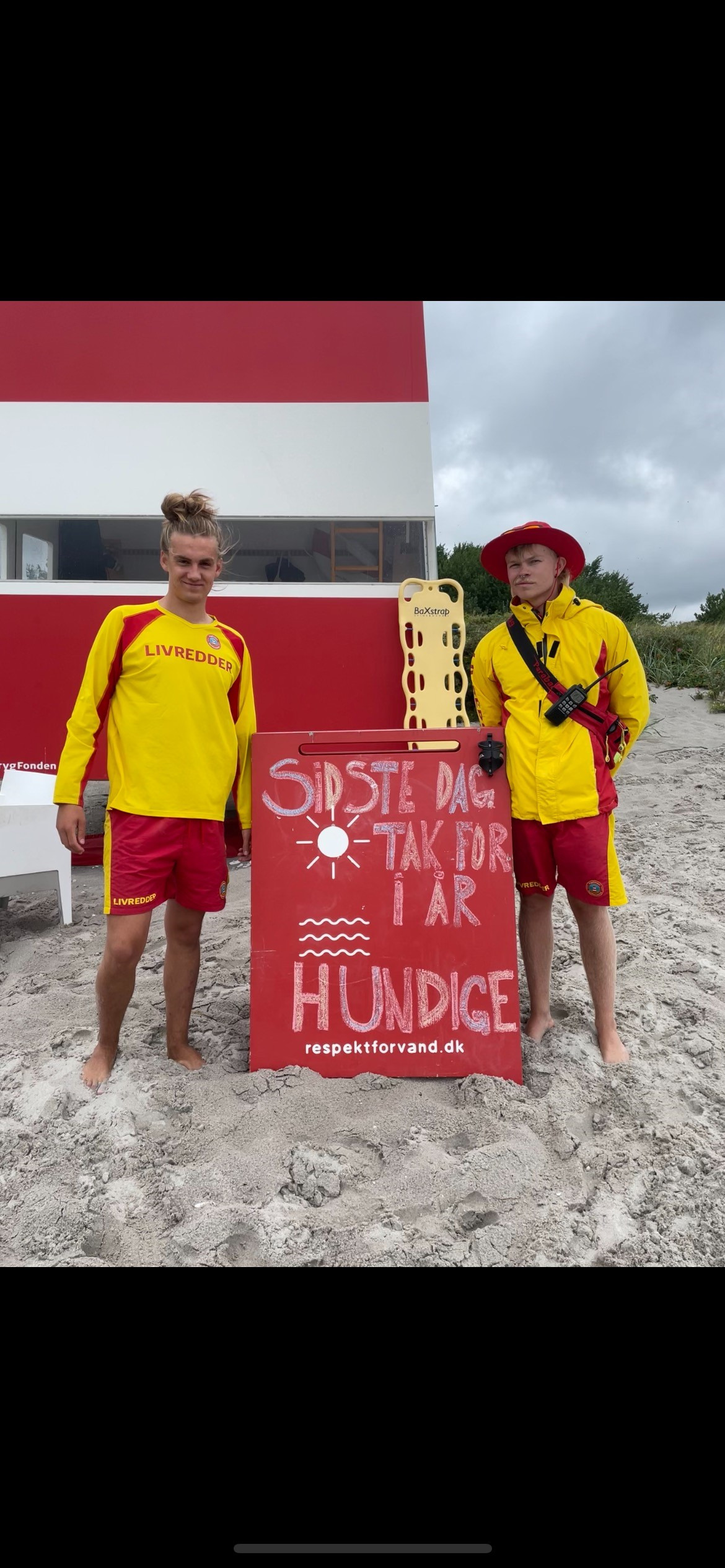 Livredderne på Hundige Strand takker af for i år: Vinden skabte farlige situationer for badegæsterne