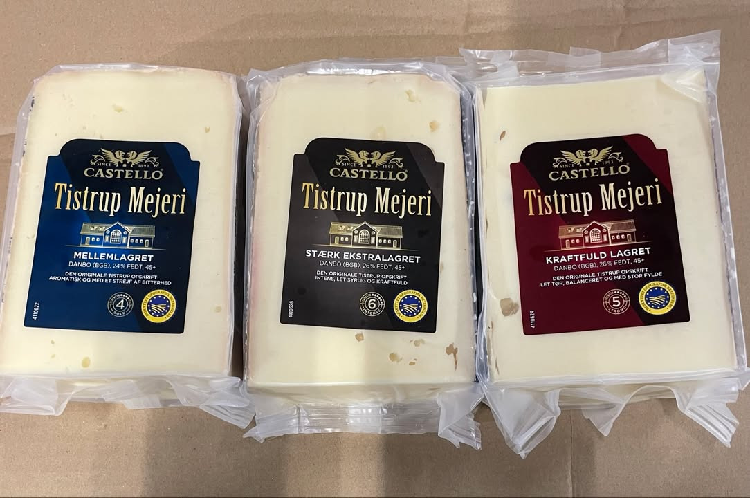 Spar Fårup tilbyder tre lækre ostevarianter fra Tirstup Mejeri