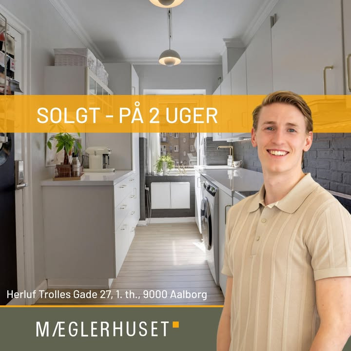 Mæglerhuset Aalborg sælger lejlighed i Vestbyen på 2 uger